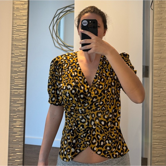 Leopard blouse short sleeve who what wear - Picture 4 of 6
